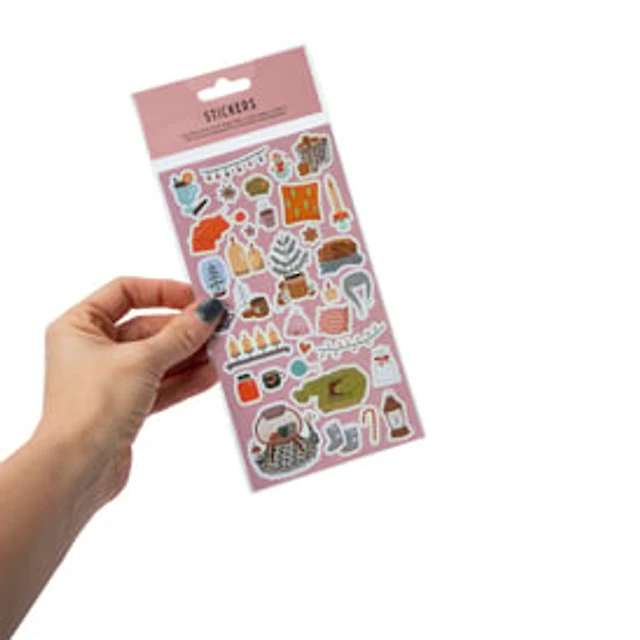 Winter Stickers, 4 Sheets