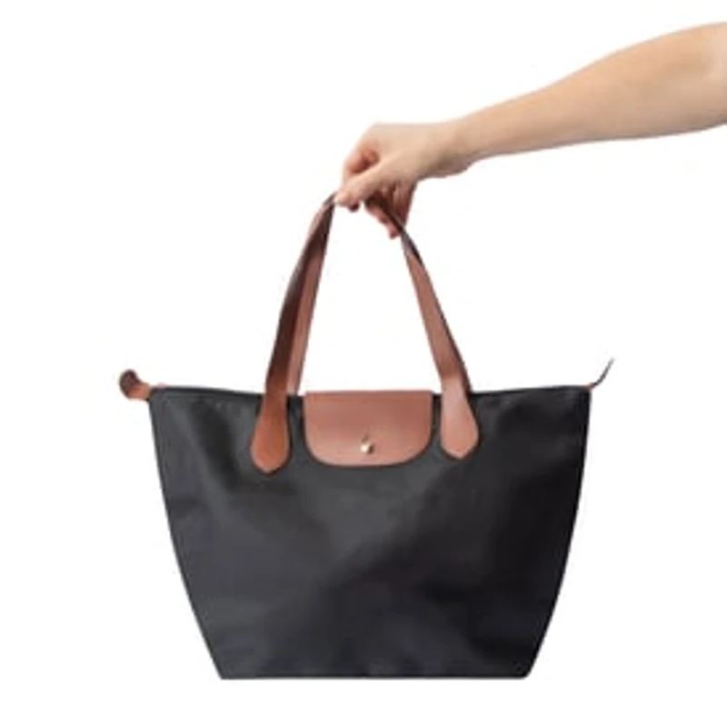 Flap Top Tote Bag