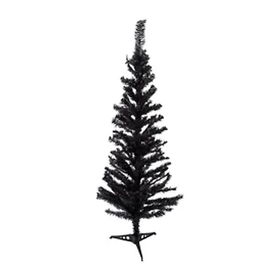 Halloween-Themed Black Tree 4ft