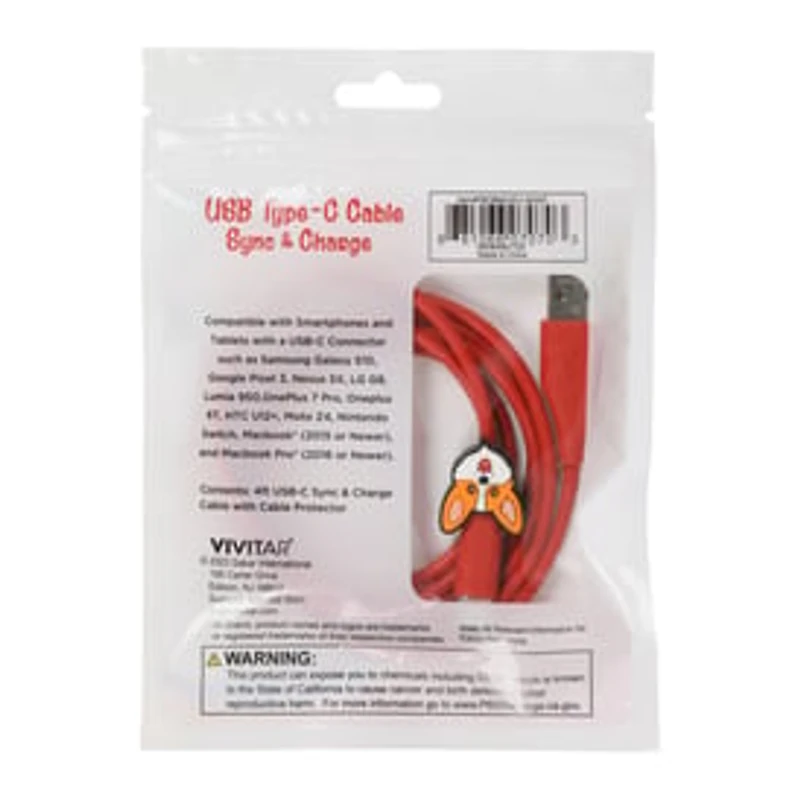 4ft USB-C Cable With Icon Charm
