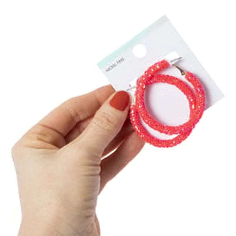 Dangle Hoop Earrings