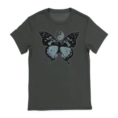 Butterfly & Yin Yang Graphic Tee