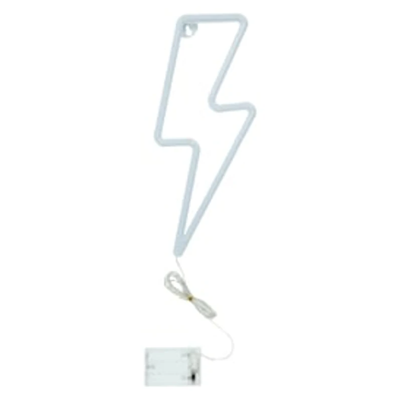 LED Lightning Bolt Wall Decor 11.8in