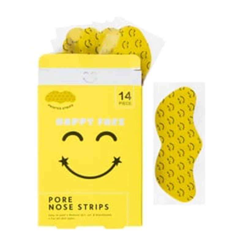 Happy Face Pore Nose Strips 14-Pack