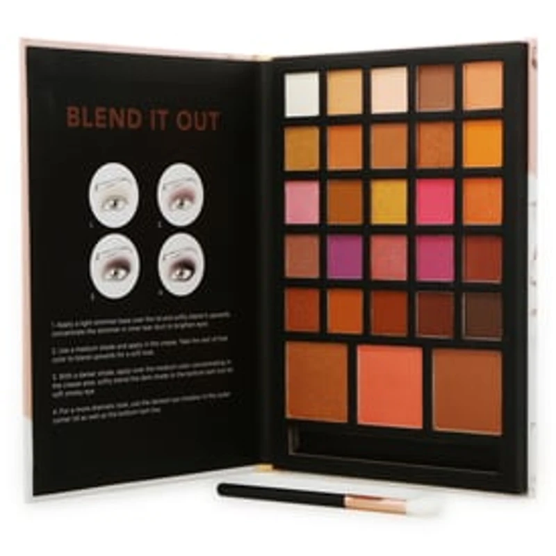 Profusion Pink Marble Beauty Book 28-Piece Makeup Palette