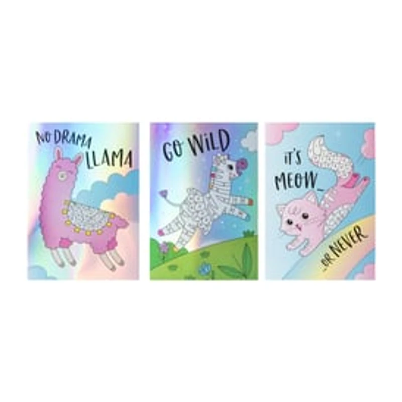 Sticker By Numbers Cute Animals Set
