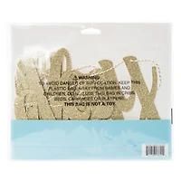 Glitter 'Happy Birthday' Party Banner 96in x 9.46in