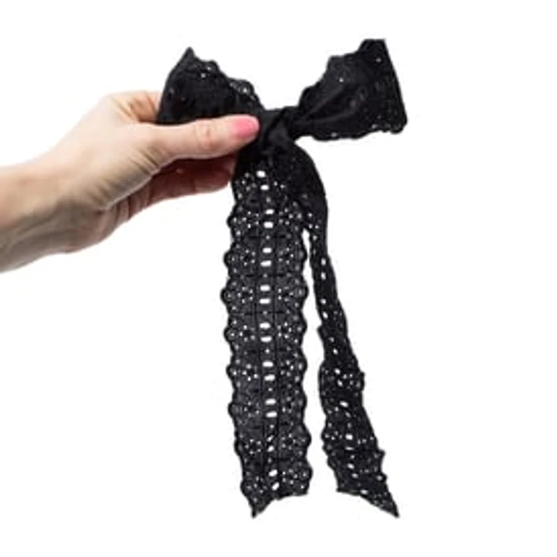 Black Oversized Bow