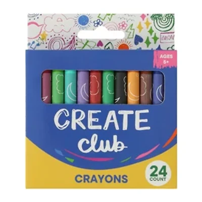 Create Club Crayons 24-Pack