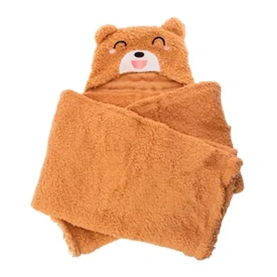 Hooded Plush Blanket 50in x 60in
