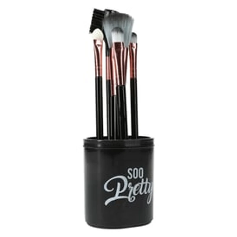 Gina Beauty™ Makeup Brush Set With Holder 6-Count