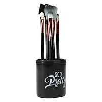 Gina Beauty™ Makeup Brush Set With Holder 6-Count