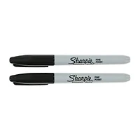 Sharpie® Fine Point Permanent Markers 2-Pack