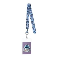 Disney Stitch Lanyard With Badge Holder