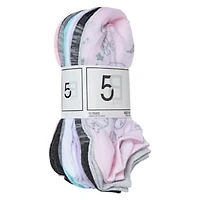 Low-Cut Ankle Socks 10-Pack - Pastel Paisley