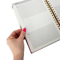 Spiral-Bound Undated Weekly Planner