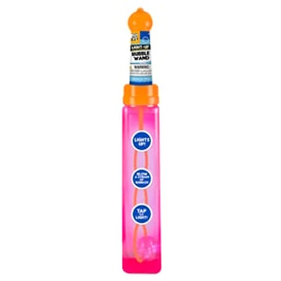 Light Up Bubble Wand & Solution 6.7oz (Styles May Vary)