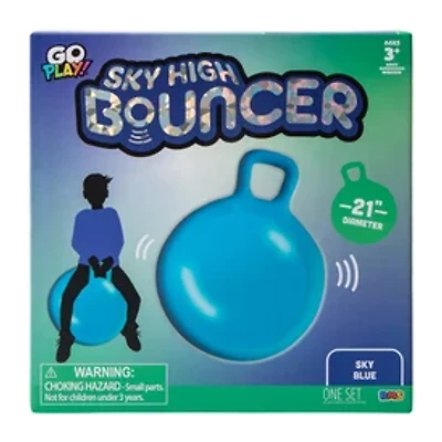 Sky High inflatable Bouncer Toy With Handle 21in