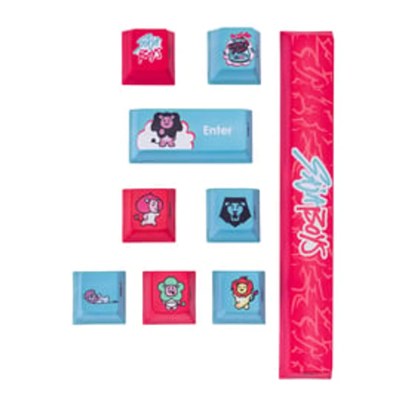 KPop Demon Hunters Keycap Set 9-Pack