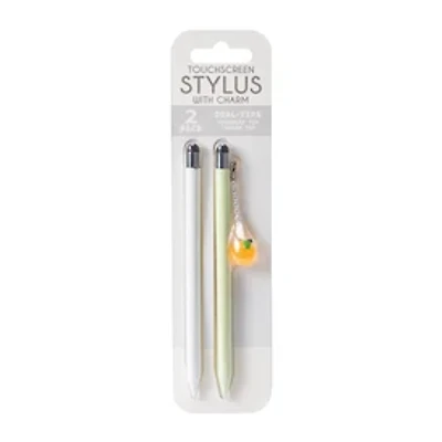 Touch Screen Stylus With Charm 2-Pack