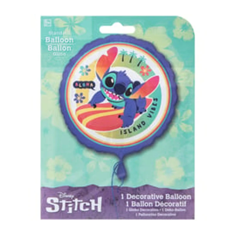 INFLATED Disney Stitch Round Balloon