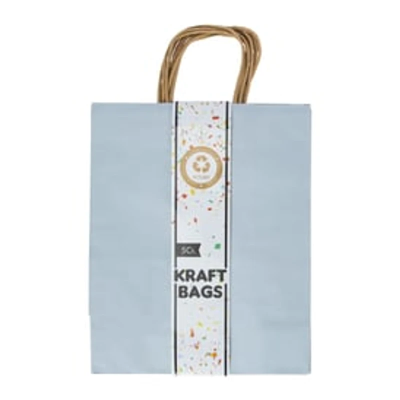 5-Count Large Kraft Gift Bags 13in x 10in