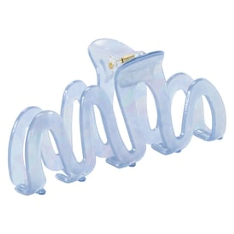 Marble Wavy Claw Clip