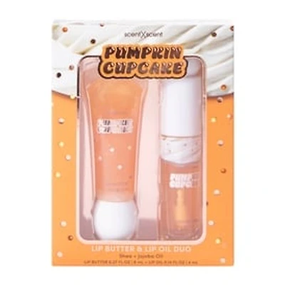 Pumpkin Cupcake Lip Butter & Oil Duo Set