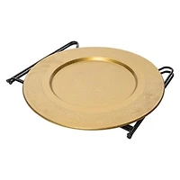 Gold Etched Table 17in x 21in
