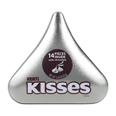 Hershey's Kisses Milk Chocolate Tin 2.2oz