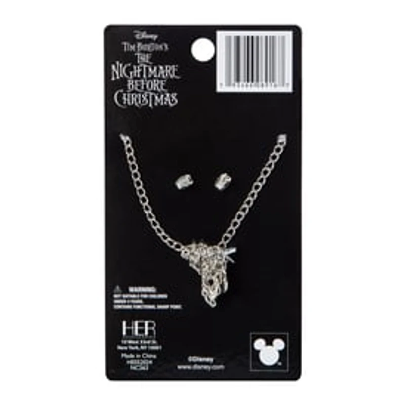 The Nightmare Before Christmas Necklace & Earrings Set