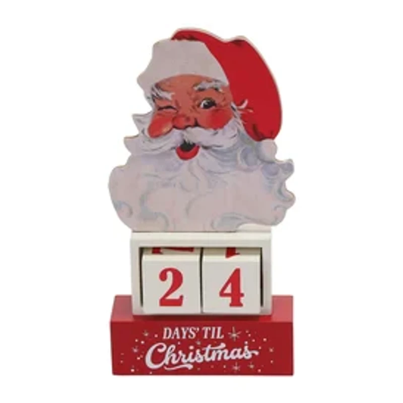 Christmas Santa Countdown Décor