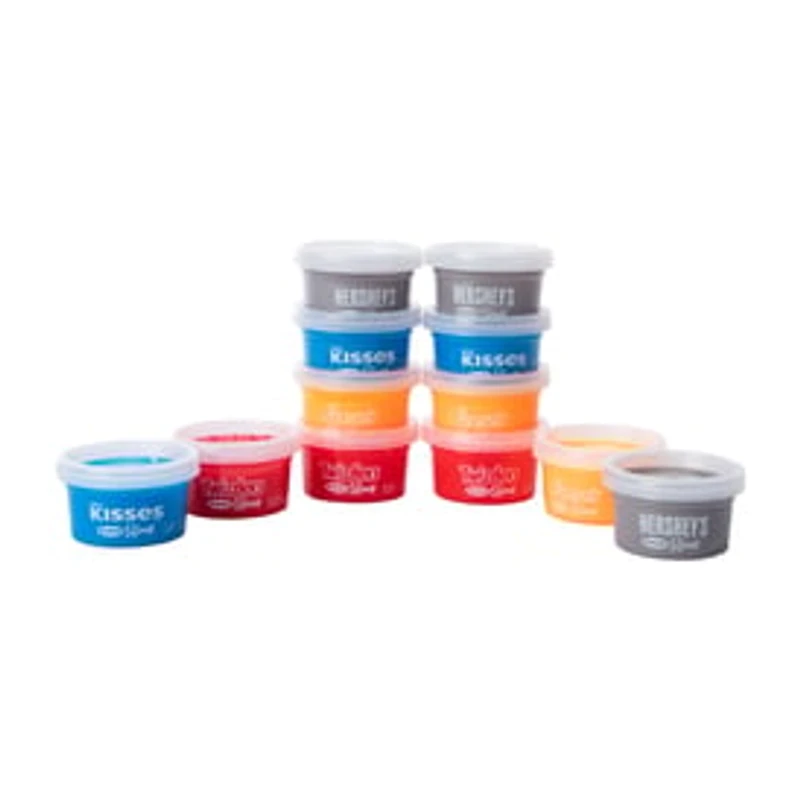 Assorted Chocolate Mixed Scented Slime Pack 12-Pack