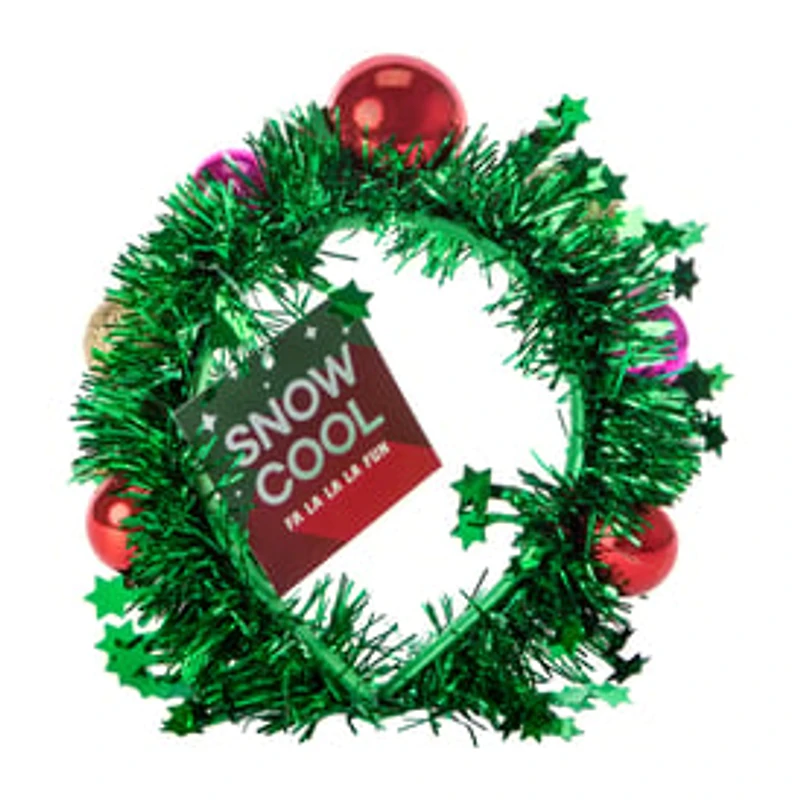 Christmas Wreath Ornament Headband