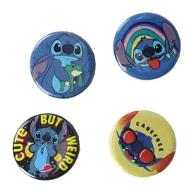 Character Button Set 4-Count