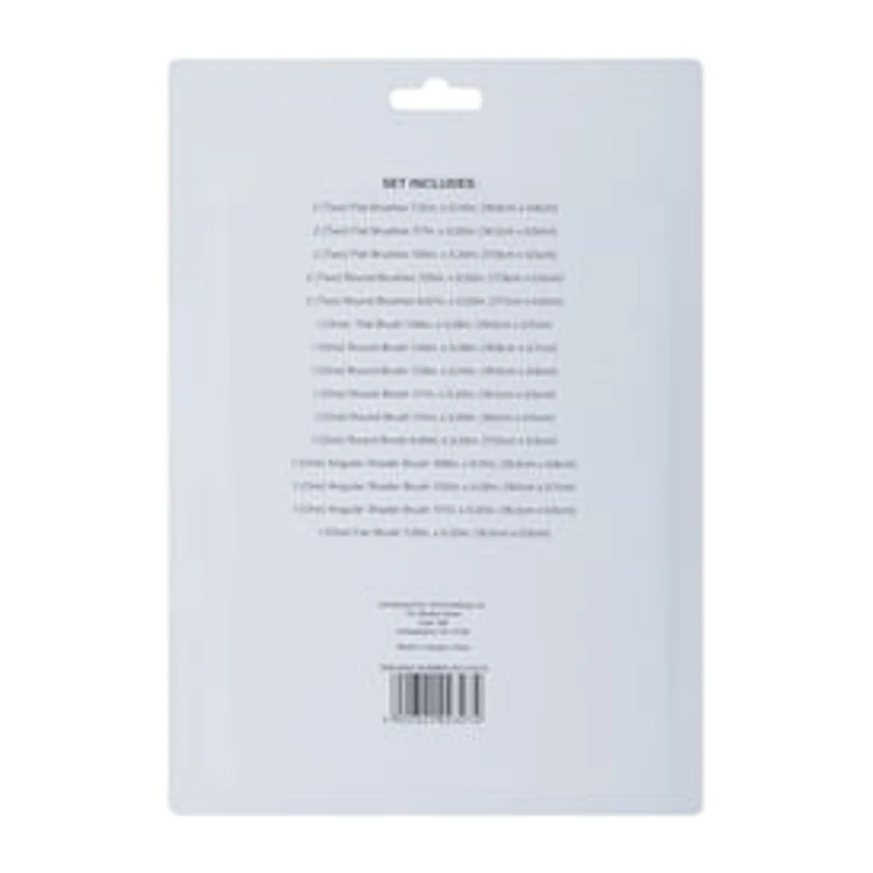 Wood Mixed Media Brushes 20-Count