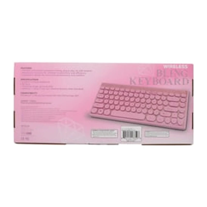 Silver Wireless Bling Keyboard