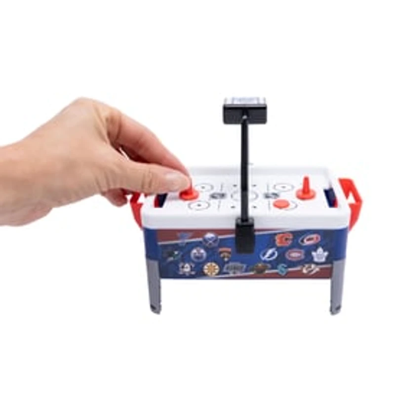 NHL Arcade Mania Mini Arcade Air Hockey Collectible Desktop Set