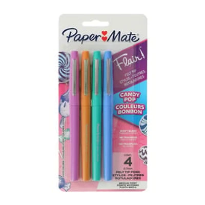 Papermate® Flair® Candy Pop™ Colors Felt Tip Pens 4-Pack