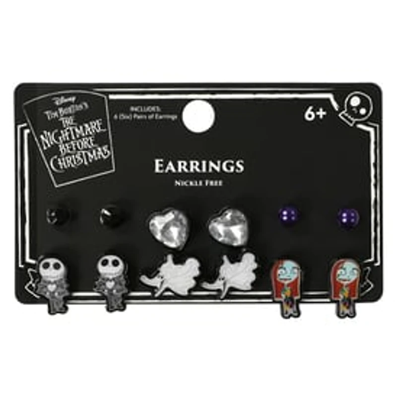The Nightmare Before Christmas Earrings 6-Pair
