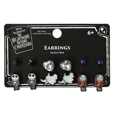 The Nightmare Before Christmas Earrings 6-Pair