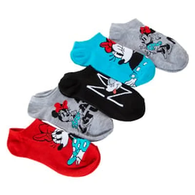 Minnie Mouse Ladies Ankle Socks 5-Pack