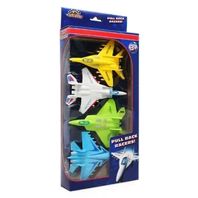 Airplane Pull-Back Racers 4-Count