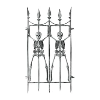 Halloween Skeleton Fence