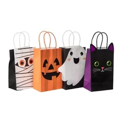 Halloween Kraft Bags 8-Count