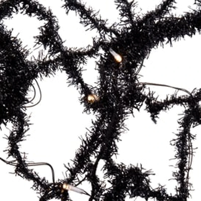 Halloween LED Tinsel Web