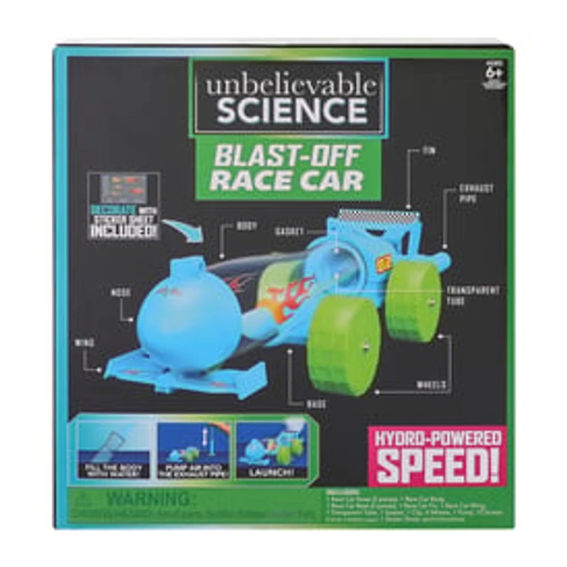 Unbelieveable Science Blast Off Race Car Set