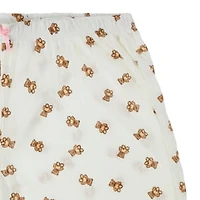 Juniors 3-Piece Pointelle Pajama Set