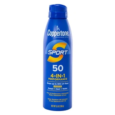 Coppertone® SPF 50 Sport Sunscreen Spray 5.5oz