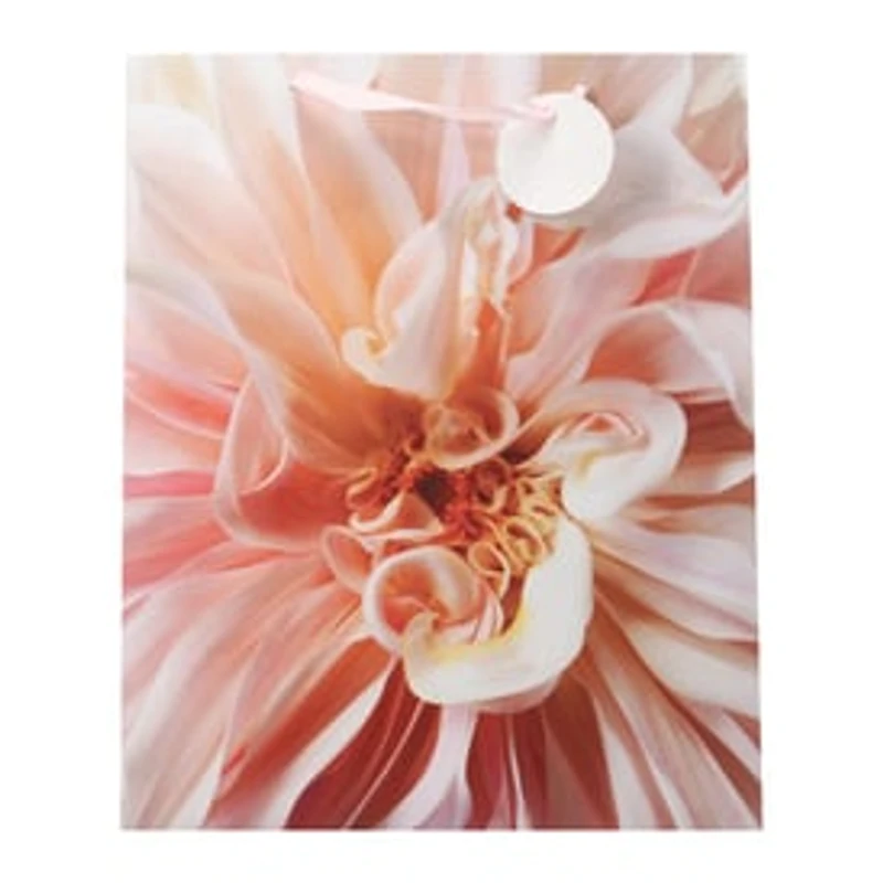 Large Floral-Print Gift Bag 10.375in x 12.75in